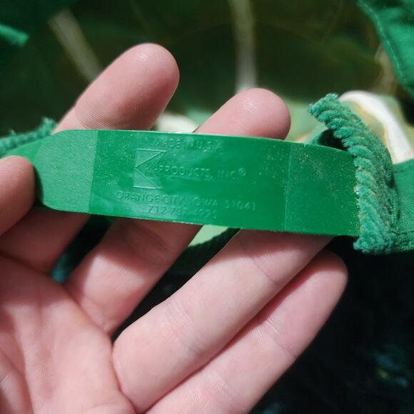 Vintage Seedex 391 Soybeans Green Corduroy Snapback Hat USA Made Farm Cap - Picture 8 of 8